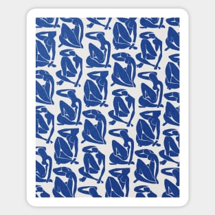 Blue nude Henri Matisse abstract art Sticker